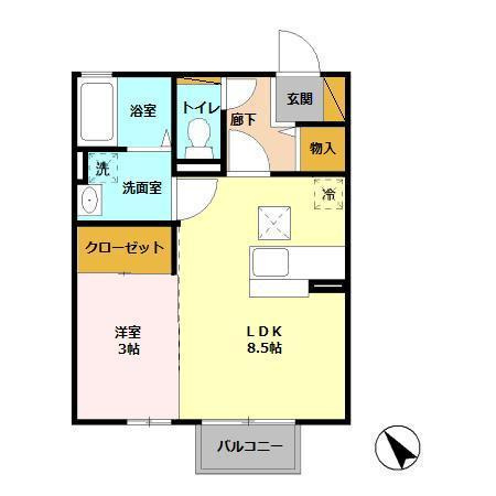 サングリエAの間取り