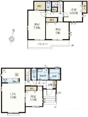 新座市石神4丁目　新築一戸建　西武池袋線　東久留米