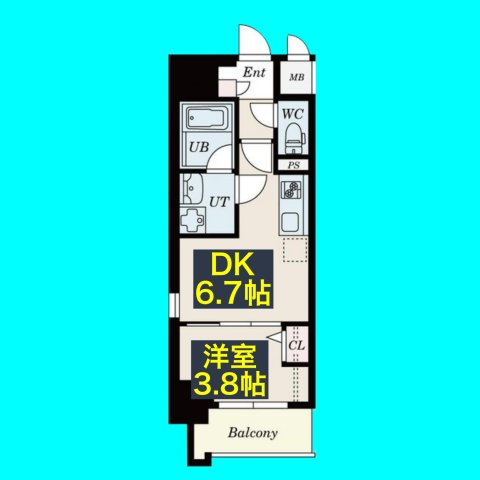 ポルタニグラ大須の間取り