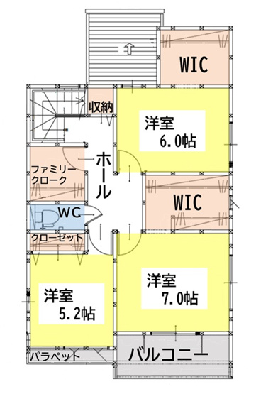 【間取り】 | 2F間取り図