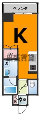 仲介手数料0円！！LUMINOUS東別院の間取り