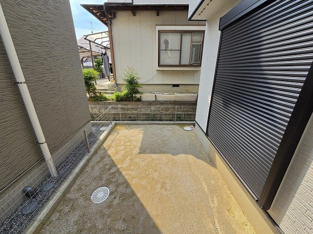 小牧市大字久保一色　新築戸建て　1号棟の庭|お庭でゆったりと過ごせます