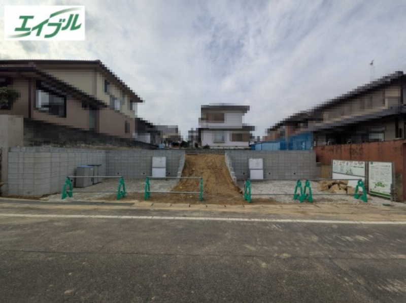 小牧市大字久保一色　新築戸建て　2号棟の外観|建築中