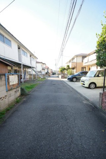 【前面道路含む現地写真】 | 【仲介手数料無料！！】府中市美好町3丁目　建築条件なし売地（全３区画）No１区画　5800万円