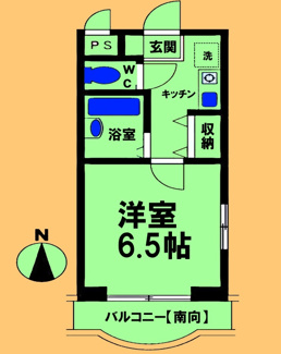 【間取り】 | マイフェアー淵野辺 | 間取り図：反転タイプ