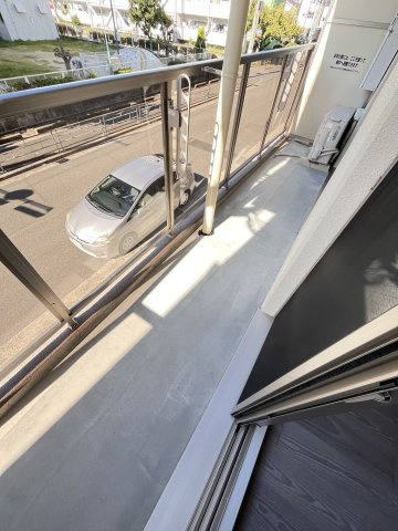 大阪市都島区内代町３丁目の賃貸マンションのバルコニー