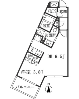 【間取り】 | S・FLAT