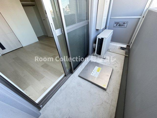 レジデンスユウキのバルコニー