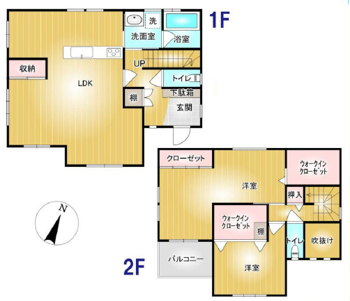 【間取り】 | 館林市富士見町中古住宅