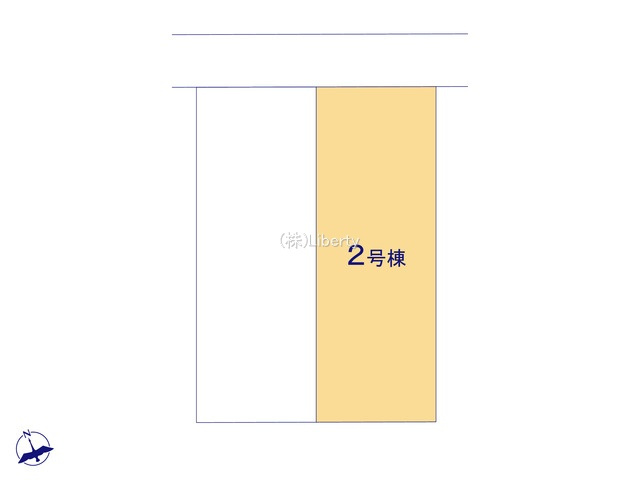 土浦市桜町2期　新築戸建　2号棟の区画図