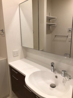 【洗面所】 | D-room曰佐 | 102 洗髪洗面化粧台