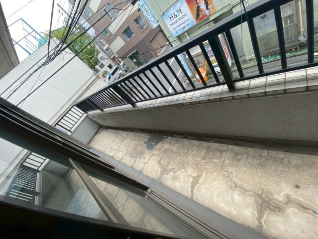 ヤマキドノールのバルコニー