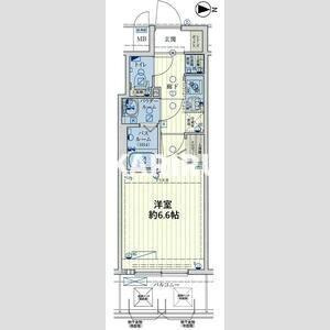 スワンズシティ大阪クレアストの間取り