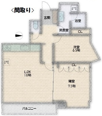 【間取り】 | ラ・メール狩口（Ⅱ）１番館　収益