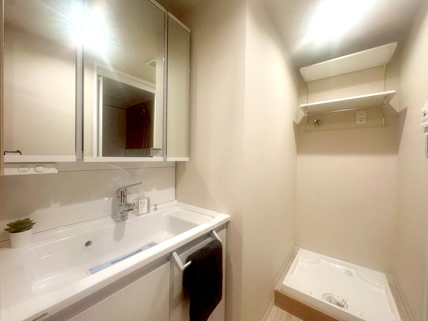 扇サンハイツの独立洗面台