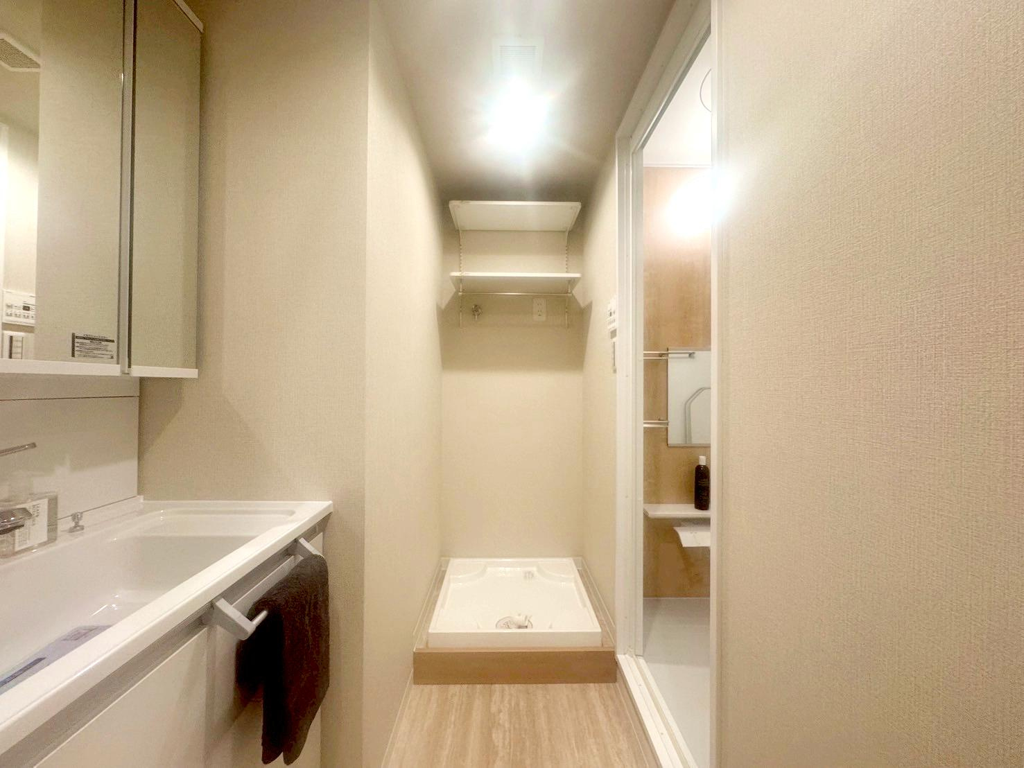 扇サンハイツの洗面所