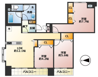 【間取り】 | グランドメゾン上石神井