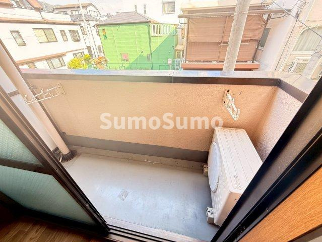 ヴィラ田中町のバルコニー