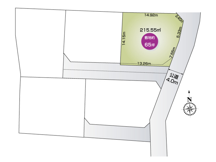 【３号地：区画図】