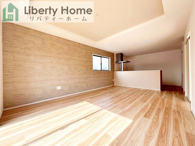 水戸市元吉田町14期　新築戸建　1号棟の居間・リビング