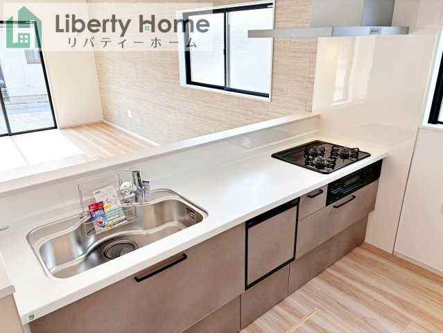 水戸市元吉田町14期　新築戸建　1号棟のキッチン