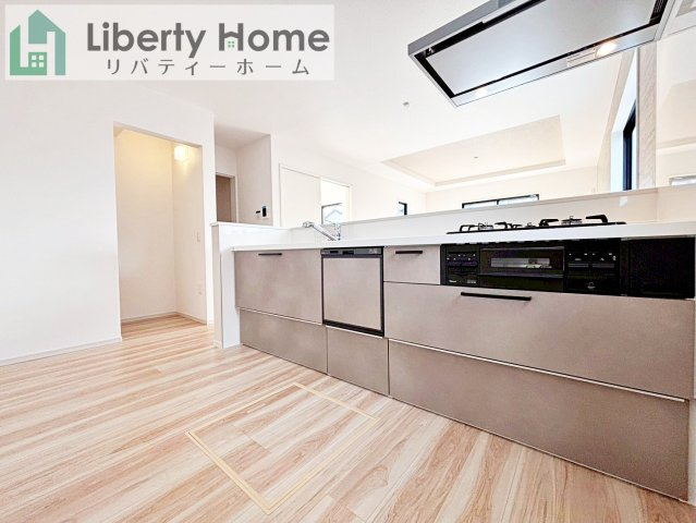 水戸市元吉田町14期　新築戸建　1号棟のキッチン