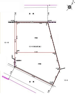 【土地図】 | 川越市かすみ野　建築条件なし売地　JR川越線『笠幡駅』徒歩23分　【霞ヶ関南小学区】