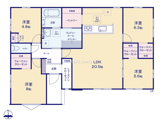 水戸市元吉田町14期　新築戸建　2号棟