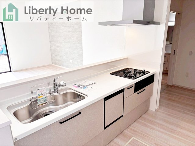 水戸市元吉田町14期　新築戸建　2号棟のキッチン