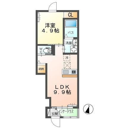 高尾崎 NEW TOWN　La・Terre Hの間取り