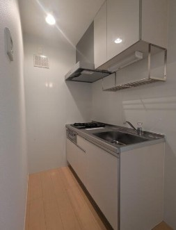 【キッチン】 | ヴィラ・デステ | グリル付き2口コンロ。