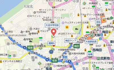 【地図】 | ソルレヴェンテ新梅田