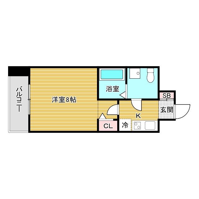 SERENiTE北浜の間取り