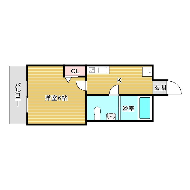 SERENiTE北浜の間取り