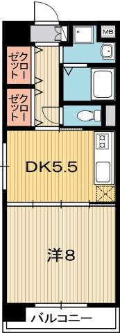 リーヴァ・ビスタ北本町の間取り