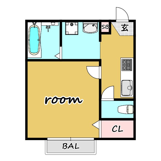 【間取り】 | アズリア岩槻 | ★ネット無料★オートロック★浴室乾燥★宅配BOX★エアコン★