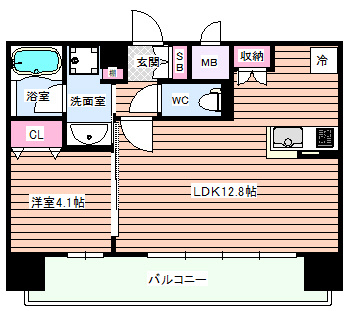 【間取り】 | ソルレヴェンテ新梅田