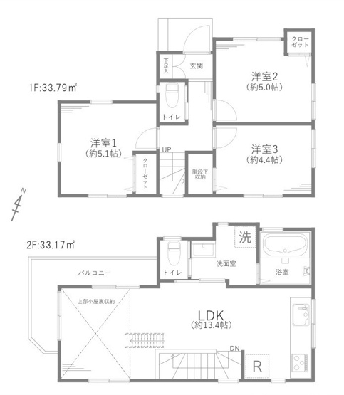 【間取り】 | 東大和市南街六丁目戸建