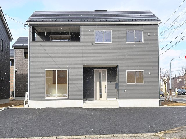 新築戸建・建売　米沢市通町四丁目【耐震+制震】松川小・米沢一中の外観