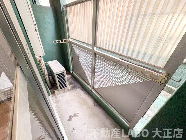 メゾンヒデックスのバルコニー