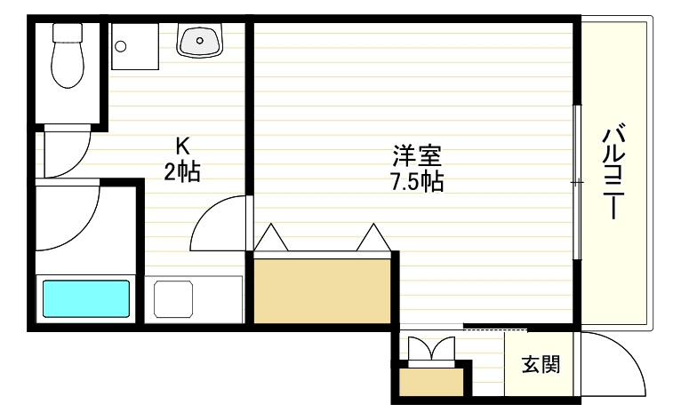 メゾンヒデックスの間取り