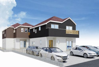 【仲介手数料０円】藤沢市善行1期　新築一戸建て　全3棟の画像