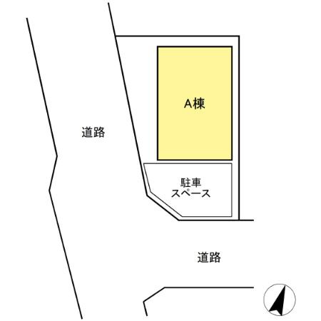 大野町2丁目戸建貸家の区画図