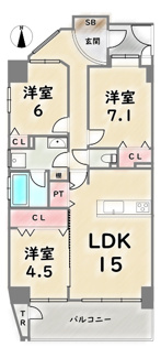 【間取り】 | レスタージュ西陣