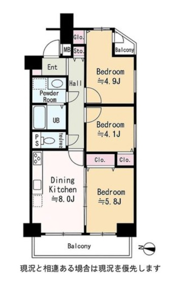 【間取り】 | フローレンスパレス笹塚