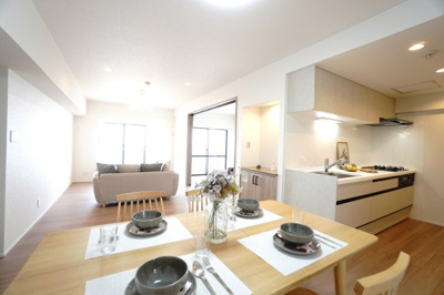 【居間・リビング】 | 【上質リノベ】井口台パークヒルズ弐番館 | 室内（2025年5月12日9：00頃）撮影