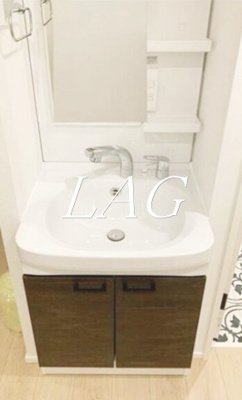 【洗面所】 | ソルナクレイシア荏原町 | 独立洗面台です。