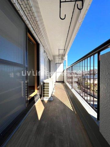 西原ＩＳハイツのバルコニー|別部屋参考写真