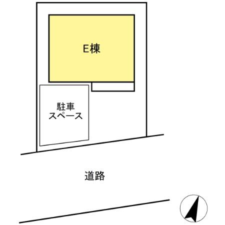 大野町2丁目戸建貸家の区画図