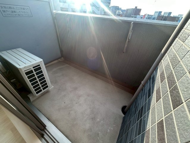 アスリート本町リバーウエストのバルコニー